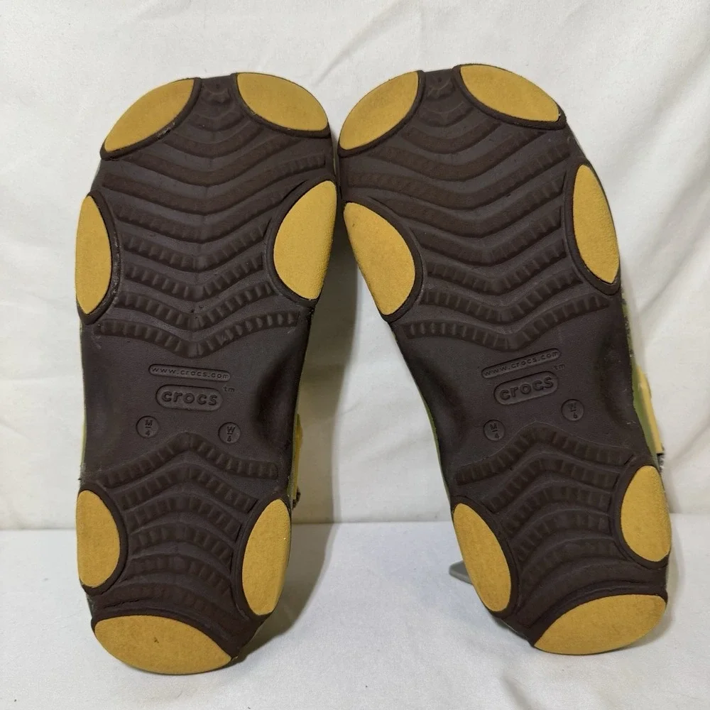 Crocs All Terrain Sandals Camouflage Mens Size 4 Womens Size 6
